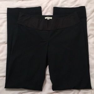 Ann Taylor Loft Black maternity dress pants
